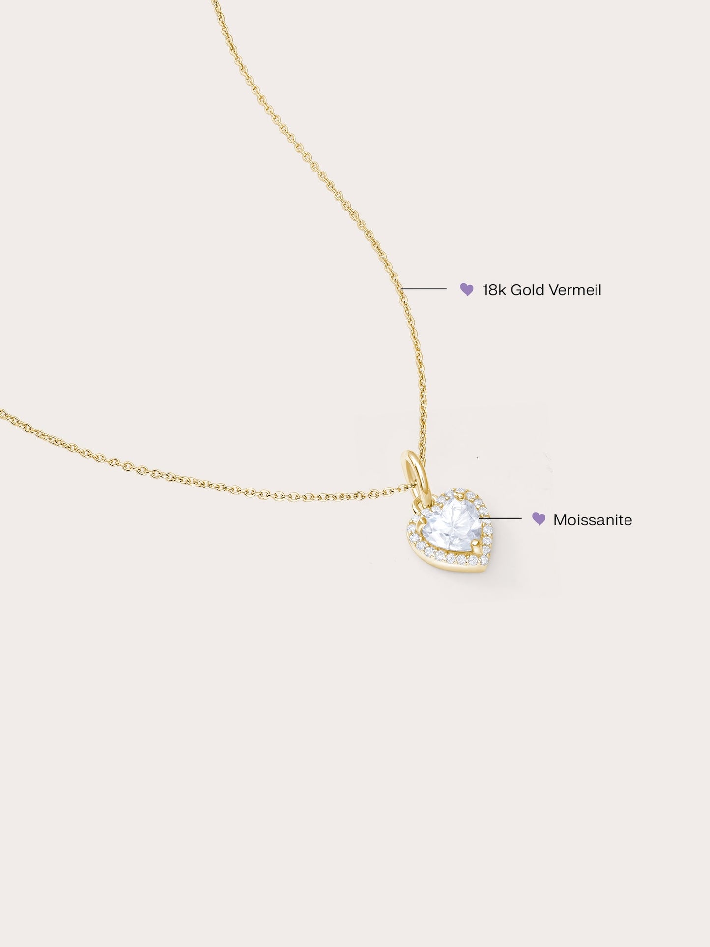 冰河莫桑石簇項鍊