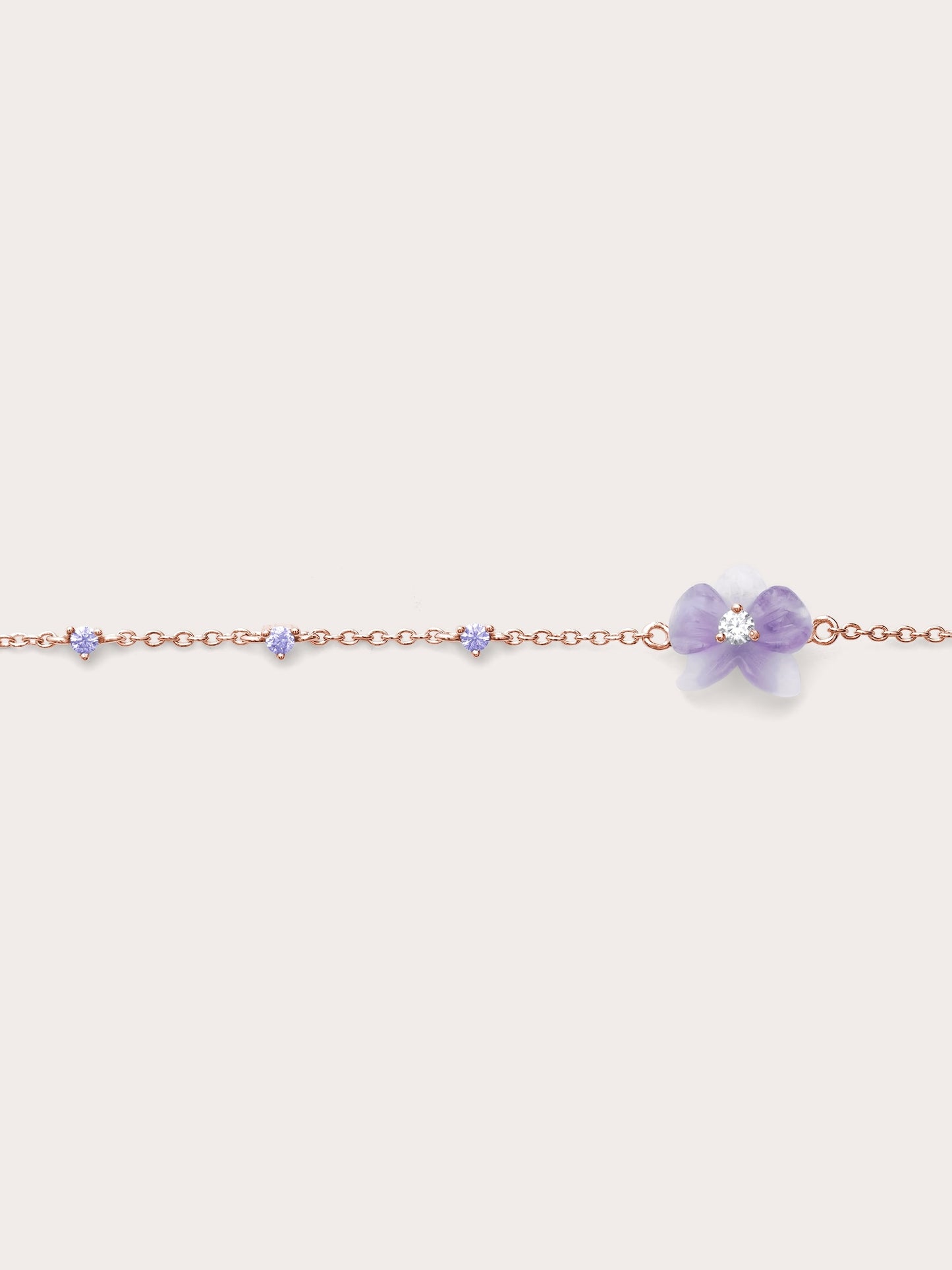 Purple Orchid Bracelet in from Mondays Made