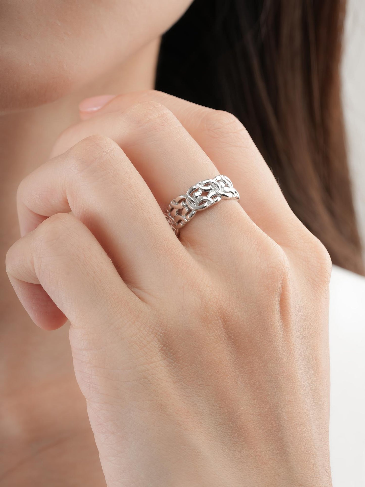 Entwined Chain Ring in from Mondays Made