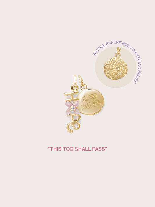 Hope Charm Set in 18k Gold Vermeil from Mondays Made