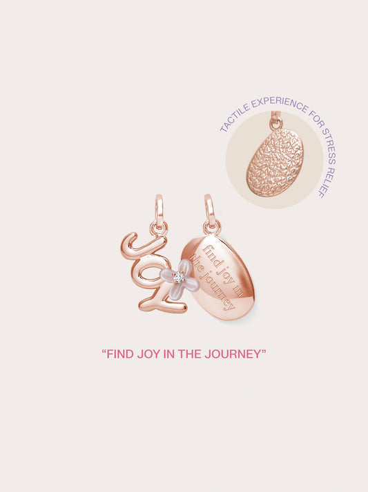 Joy Charm Set in 18k Rose Gold Vermeil from Mondays Made