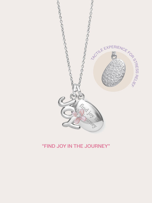 Joy Necklace Set in S925 Rhodium Vermeil from Mondays Made