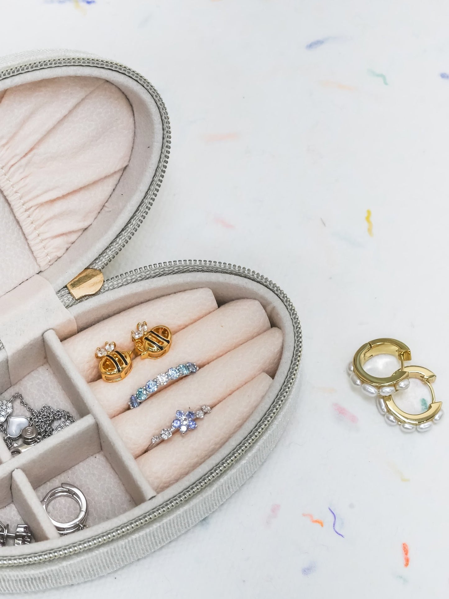 Mondays Made Travel Jewelry Case in from Mondays Made