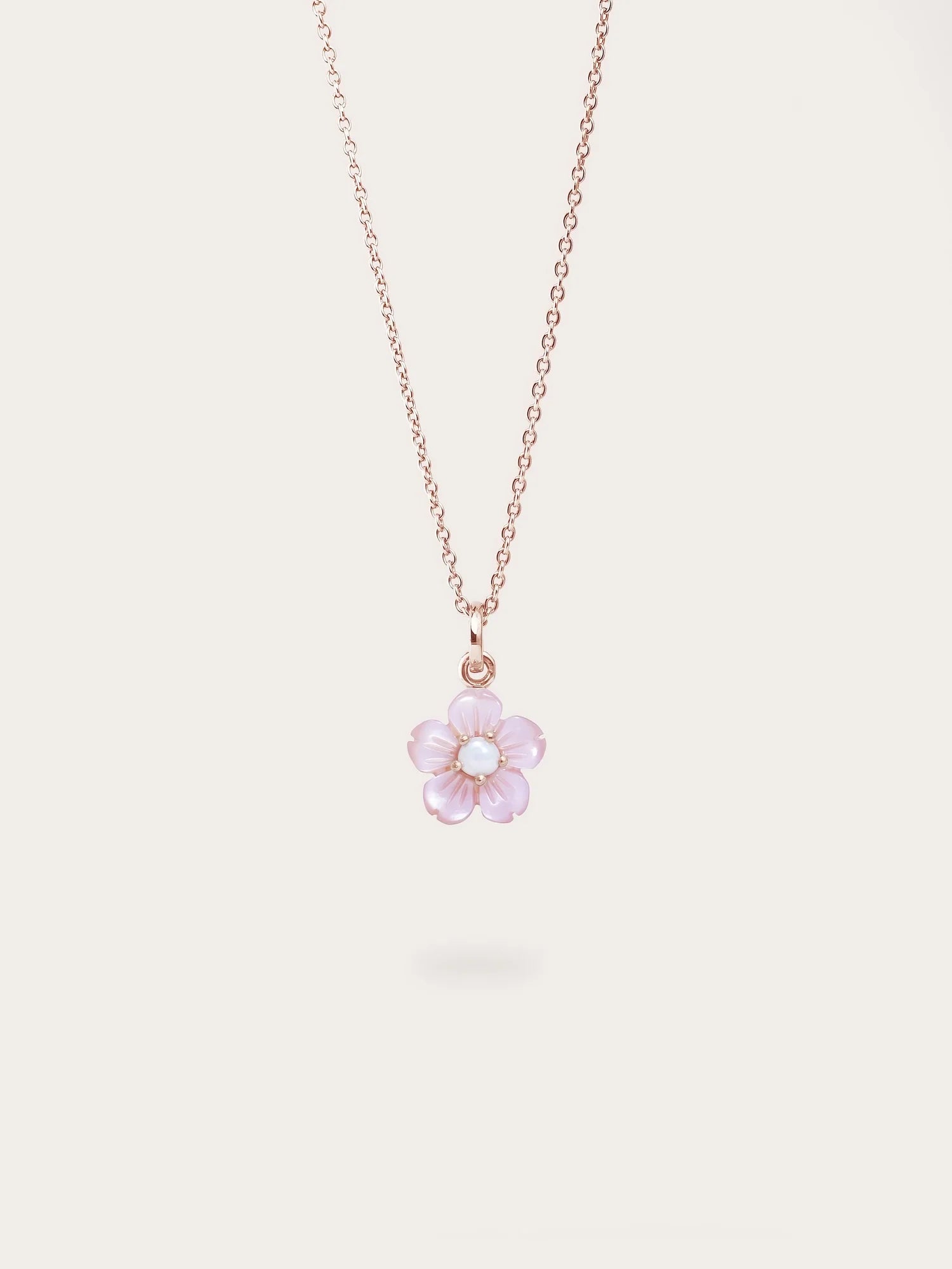 Carved Sakura Necklace | Mondays Made