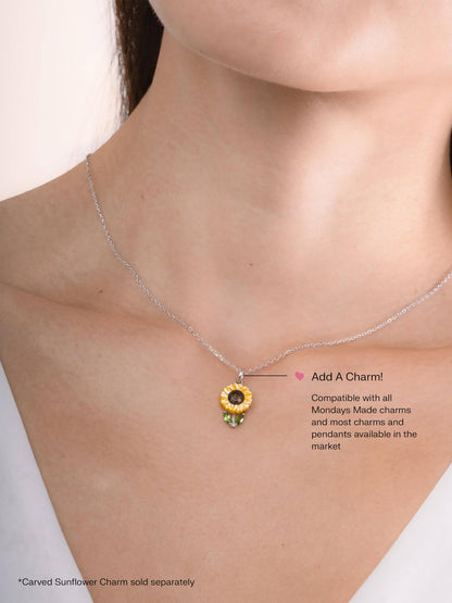 Add Charm S925 Silver Rhodium (3) – Mondays Made Flower & Birthstone Jewelry Singapore