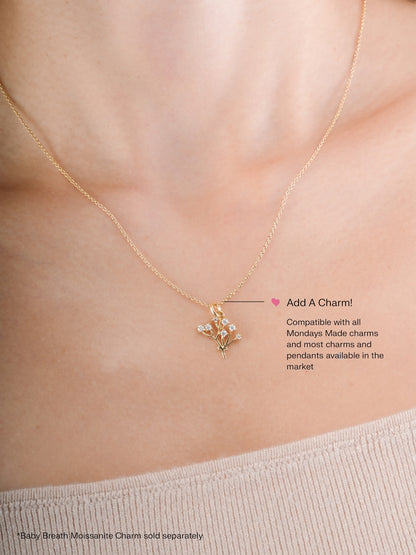 Add Charm 18K Gold (3) – Mondays Made Flower & Birthstone Jewelry Singapore