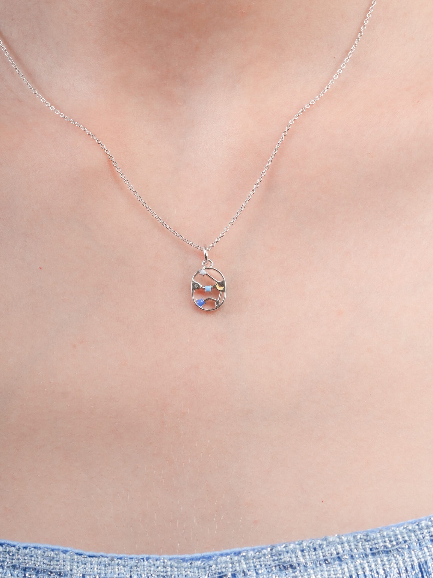 Aquarius Necklace - Zodiac Sign Jewelry