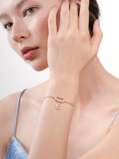 Aquarius Charm Zodiac Charm Jewelry 18K Rose Gold – Mondays Made Flower & Birthstone Jewelry Singapore