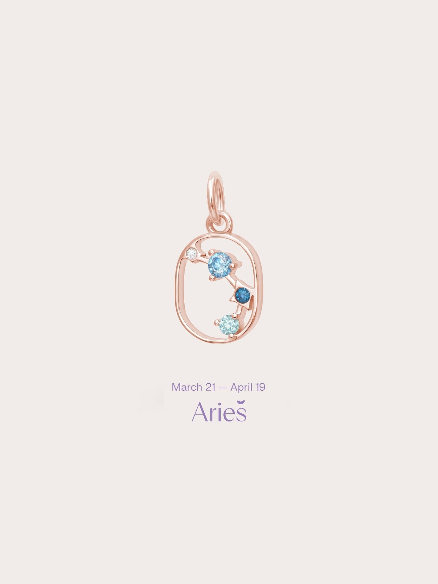 Aries Charm - Zodiac Sign Jewelry
