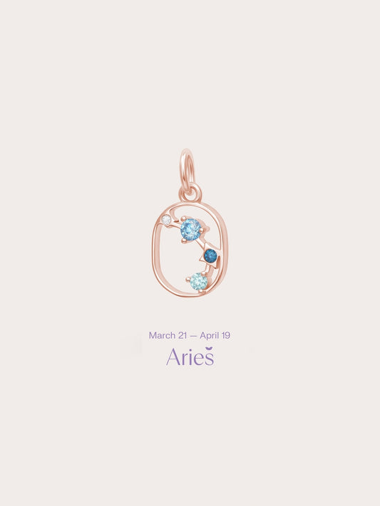 Aries Charm - Zodiac Sign Jewelry