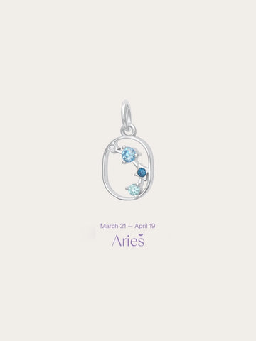 Aries Charm - Zodiac Sign Jewelry
