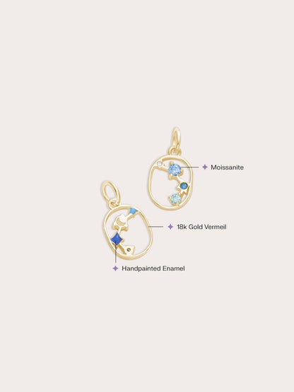 Aries Charm 18K Gold (2) – Mondays Made Flower & Birthstone Jewelry Singapore