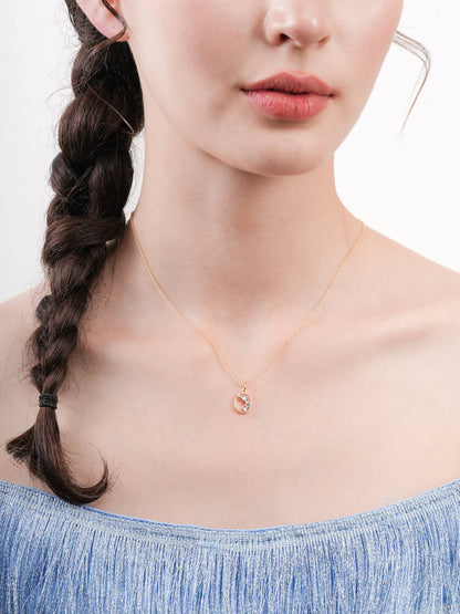 Aries Necklace Zodiac Jewelry 18K Gold (2) – Mondays Made Flower & Birthstone Jewelry Singapore