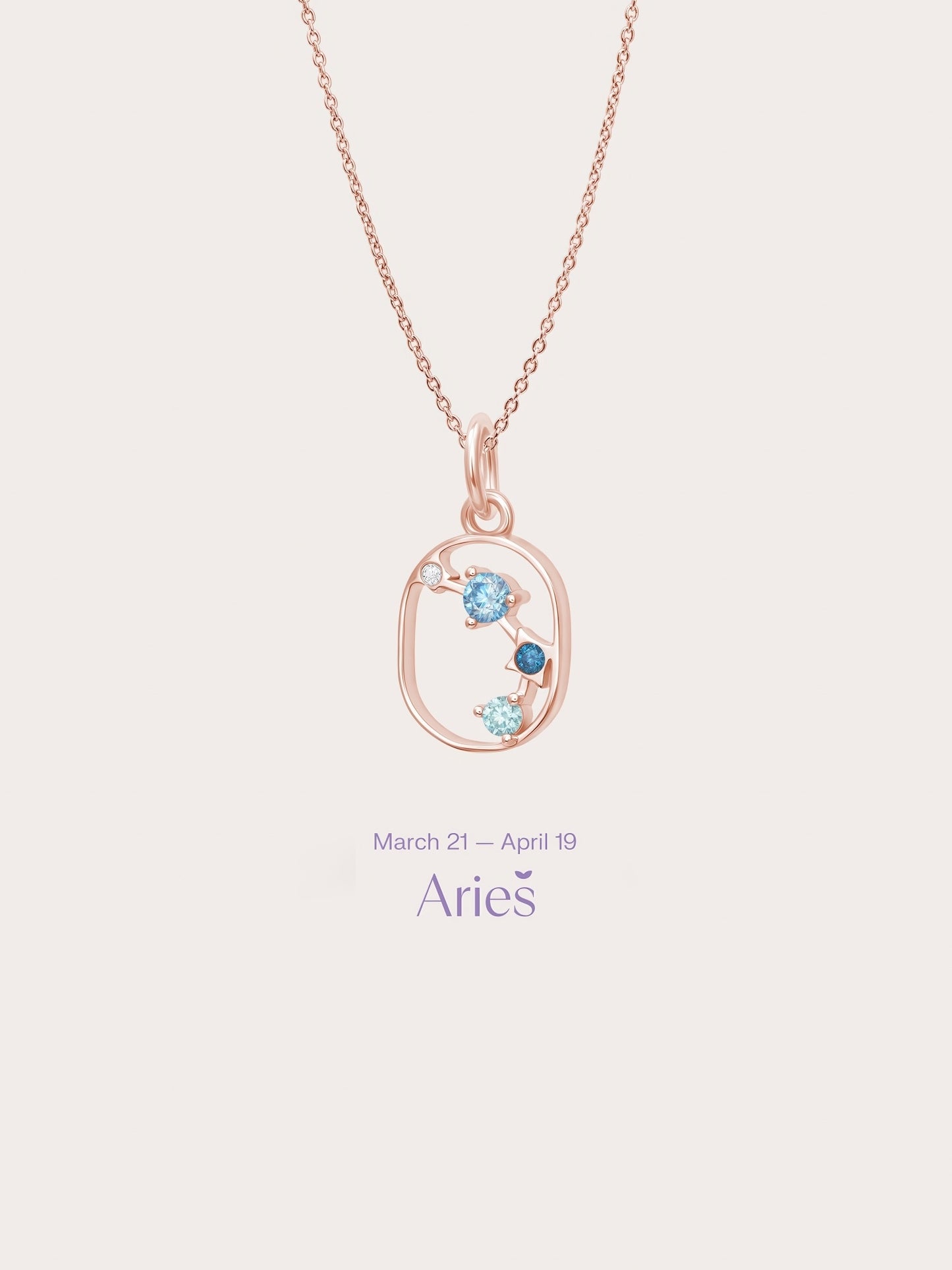 Aries Necklace - Zodiac Sign Jewelry