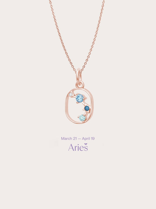 Aries Necklace - Zodiac Sign Jewelry