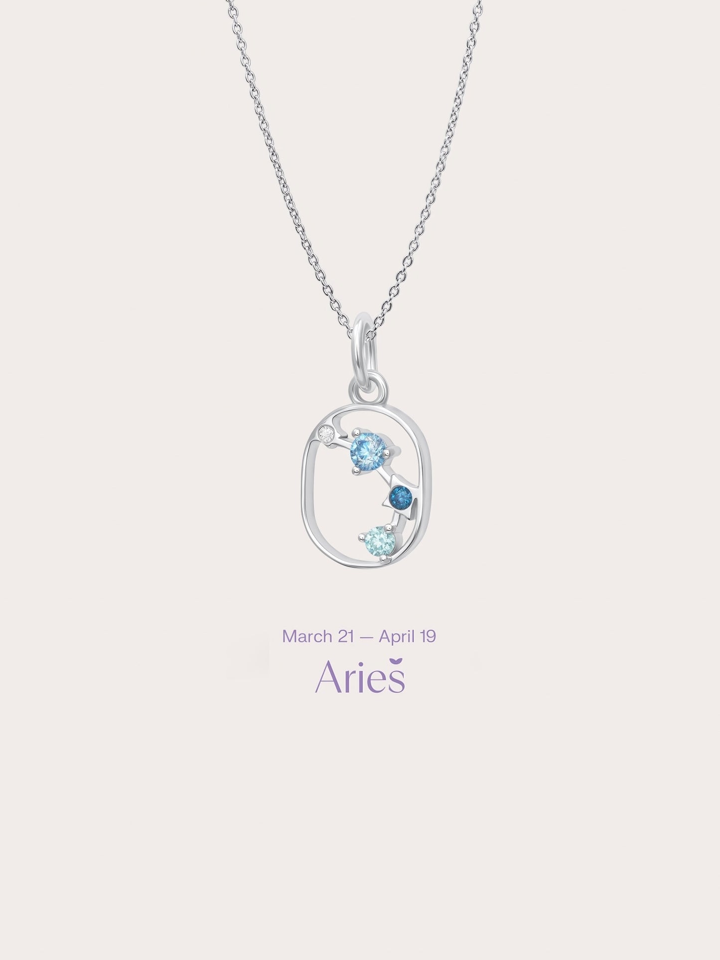Aries Necklace - Zodiac Sign Jewelry