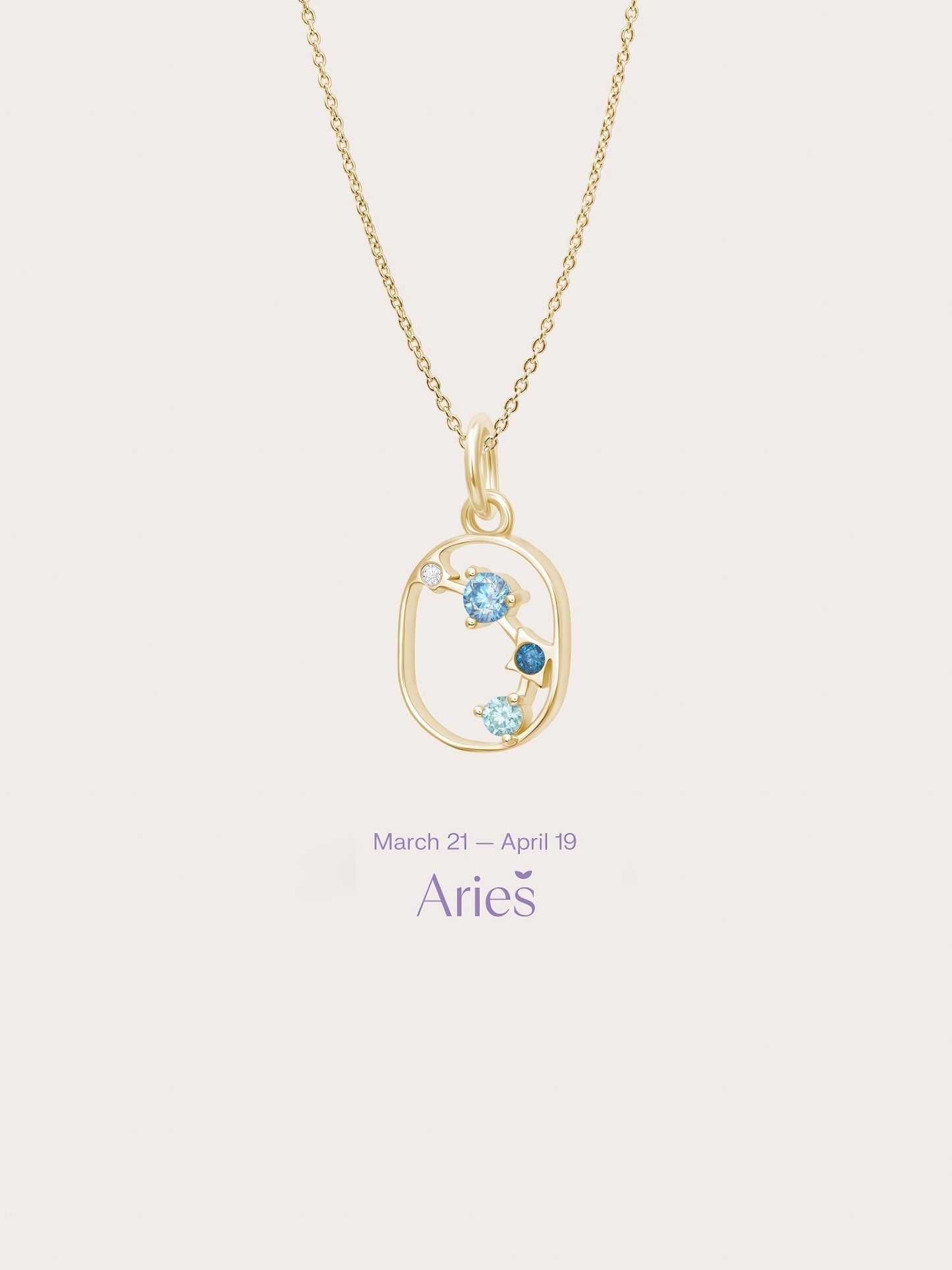 Aries Necklace - Zodiac Sign Jewelry