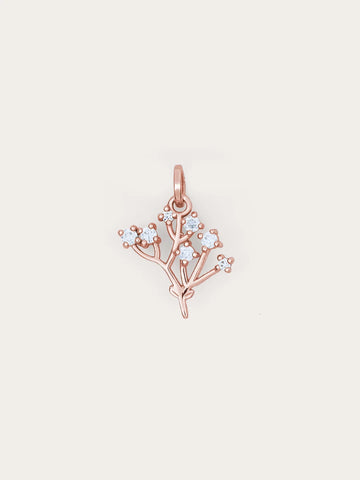 Moissanite Baby Breath Charm