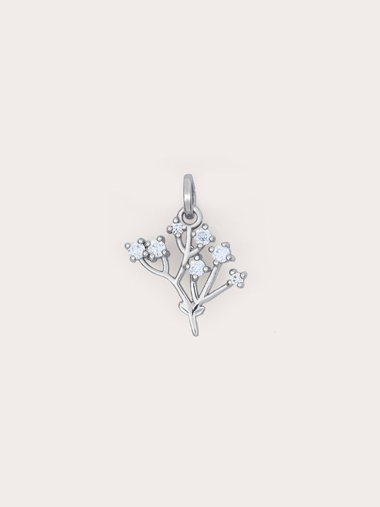 Moissanite Baby Breath Charm