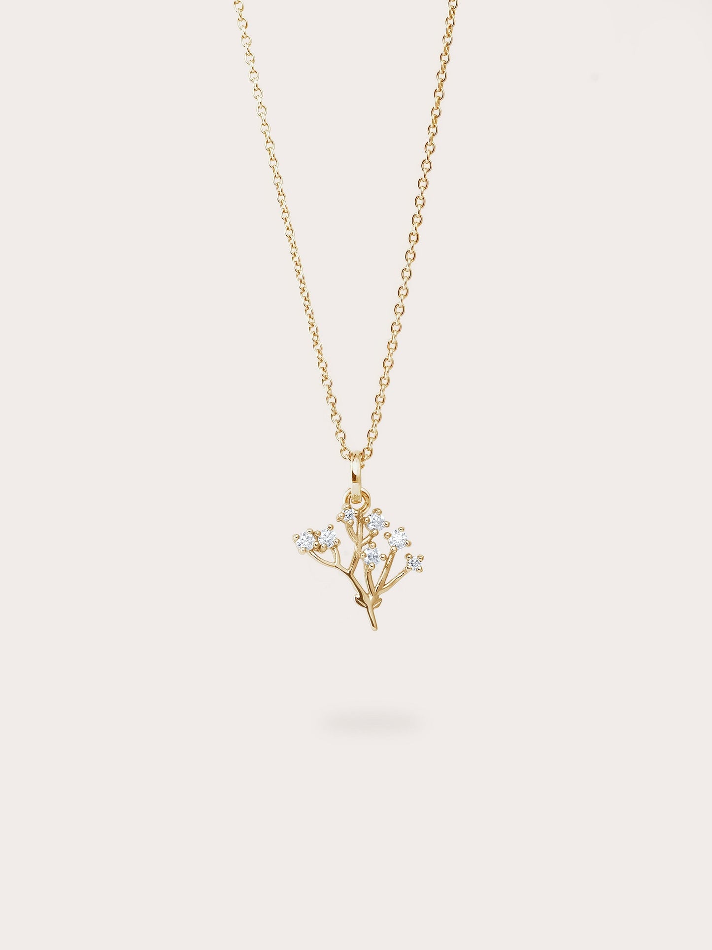 Moissanite Baby Breath Necklace