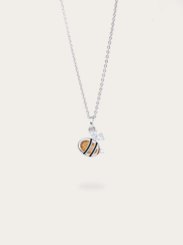 Citrine Bee Necklace
