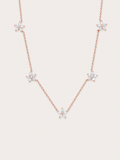 Bloom On Charm Necklace - Reversible