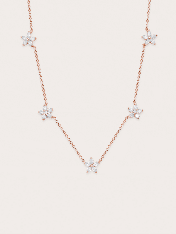 Bloom On Charm Necklace - Reversible