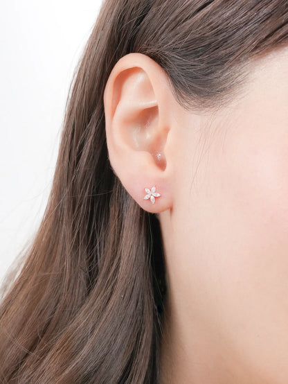 Bloom Flower Flatback Earring