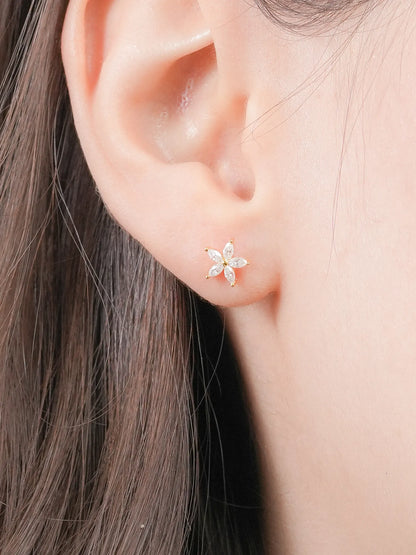 Bloom Flower Flatback Earring