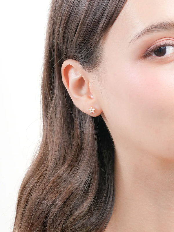 Bloom Flower Flatback Earring
