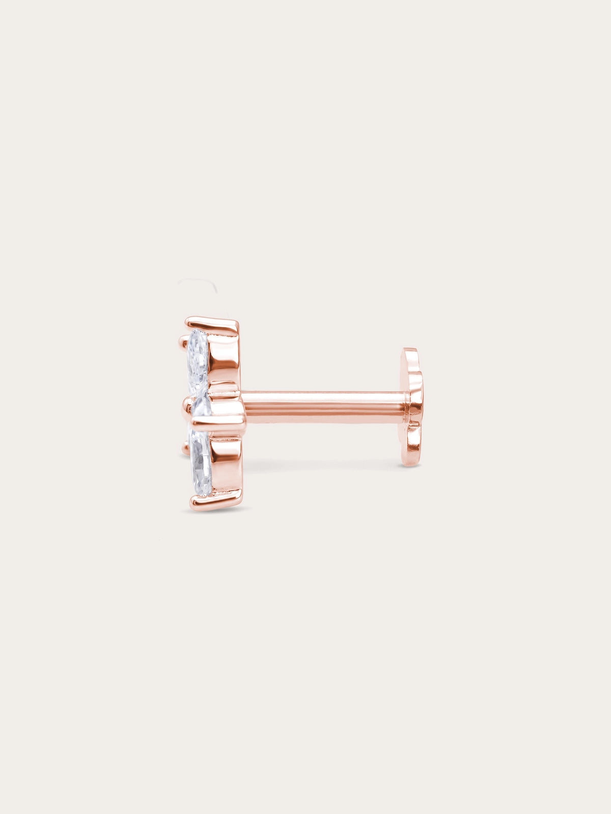 Bloom Flower Flatback Earring