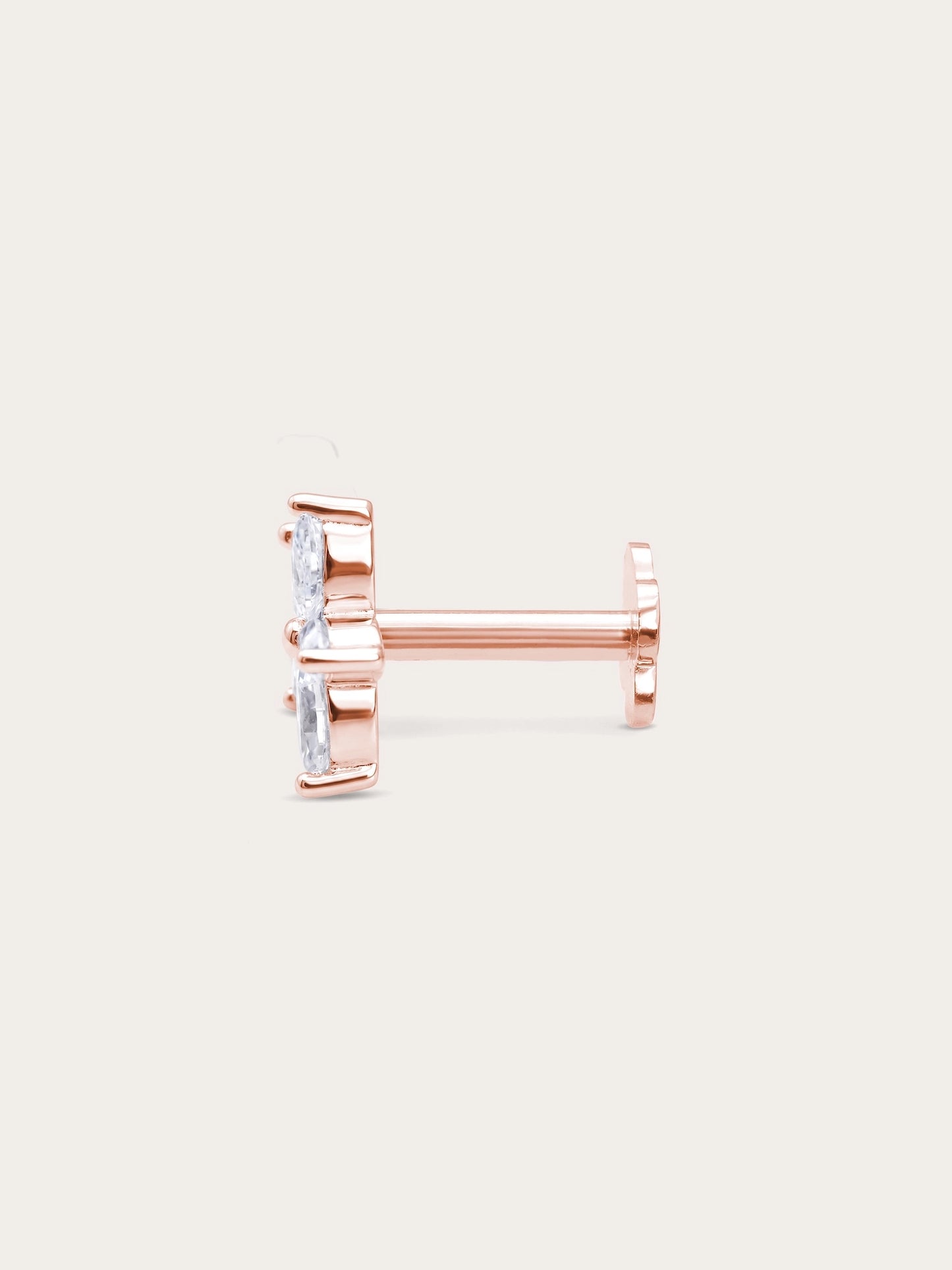 Bloom Flower Flatback Earring