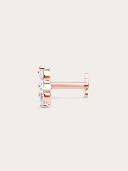 Bloom Flower Flatback Earring