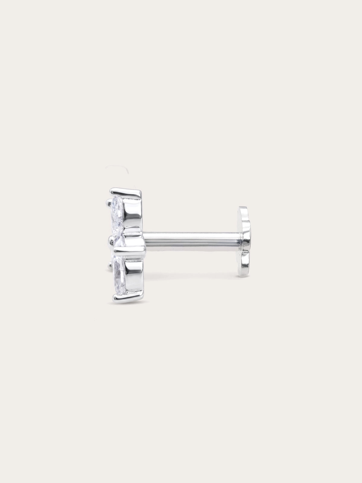 Bloom Flower Flatback Earring