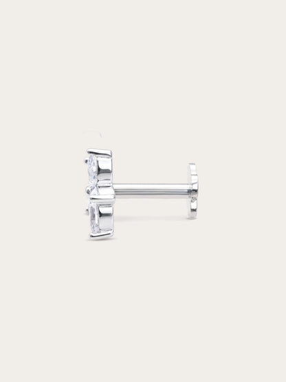 Bloom Flower Flatback Earring