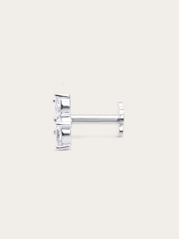 Bloom Flower Flatback Earring