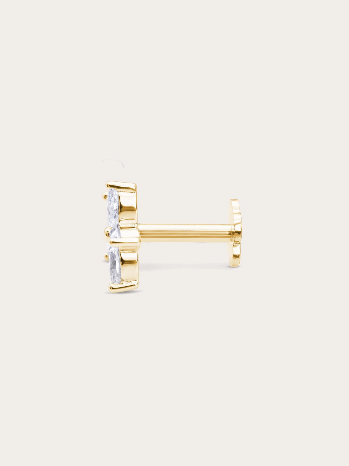 Bloom Flower Flatback Earring