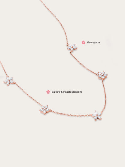 Bloom On Charm Necklace - Reversible