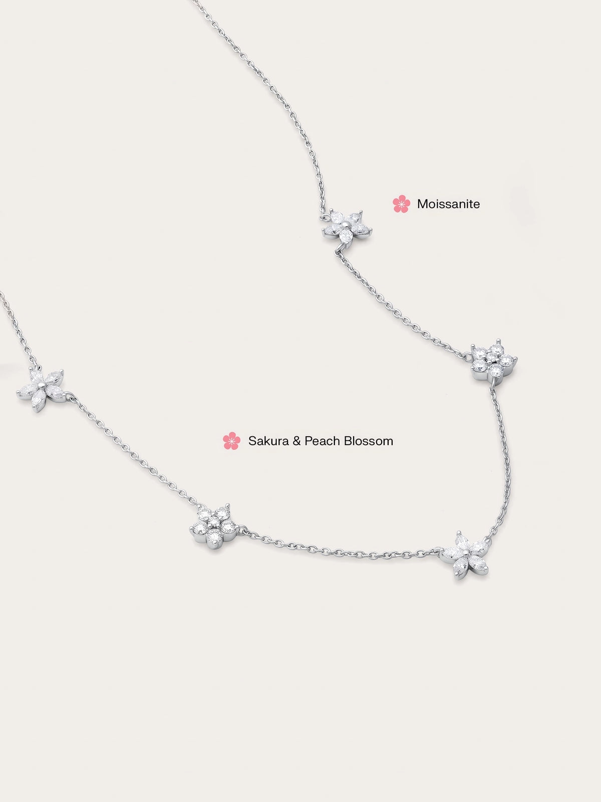 Bloom On Charm Necklace - Reversible