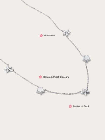 Bloom On Charm Necklace - Reversible