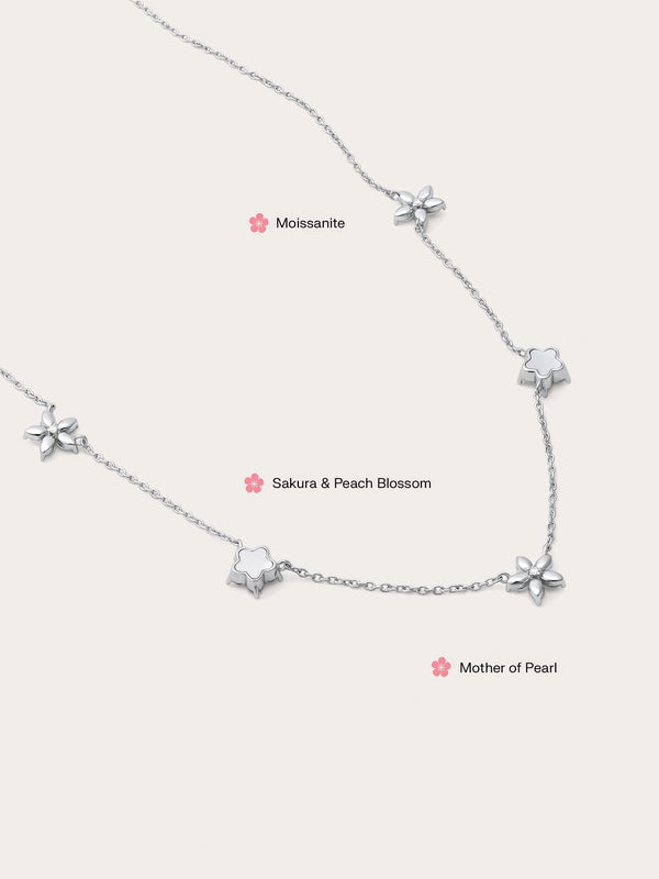 Bloom On Charm Necklace - Reversible
