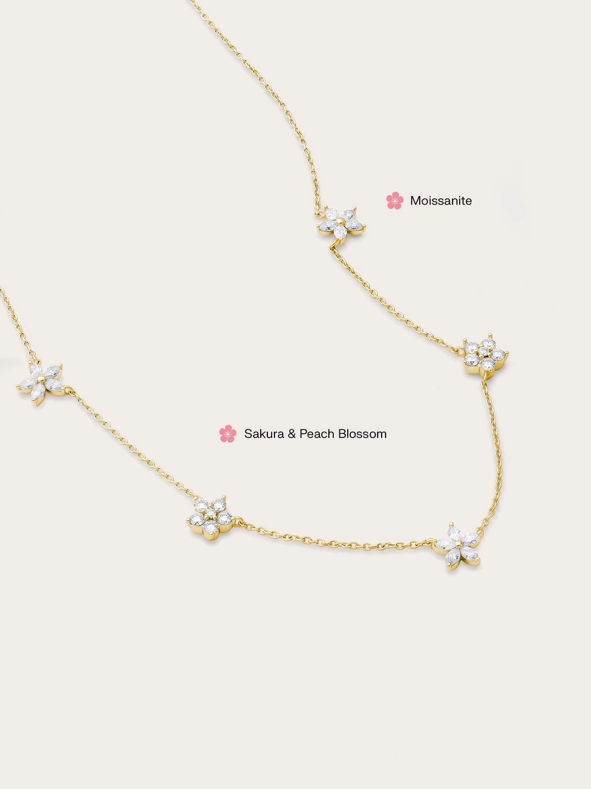 Bloom On Charm Necklace - Reversible