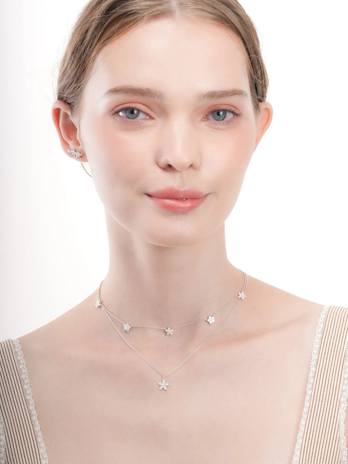 Bloom On Charm Necklace - Reversible