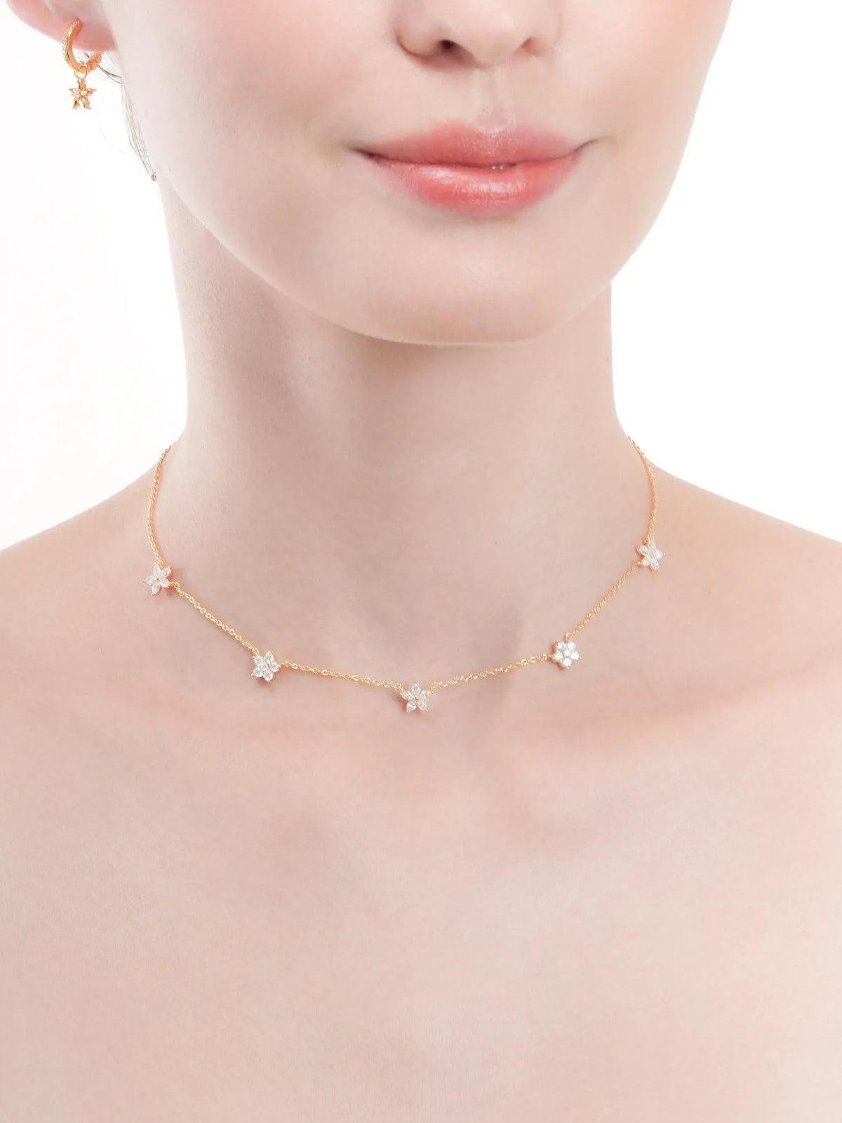 Bloom On Charm Necklace - Reversible