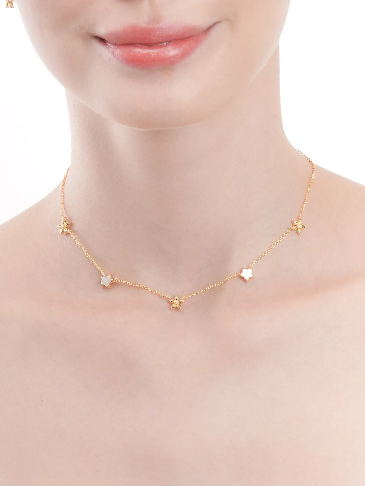 Bloom On Charm Necklace - Reversible