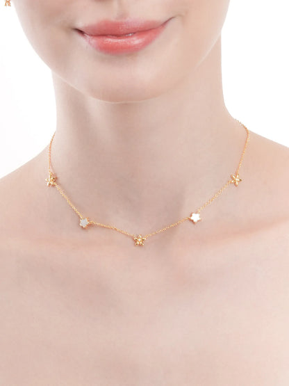 Bloom On Charm Necklace - Reversible