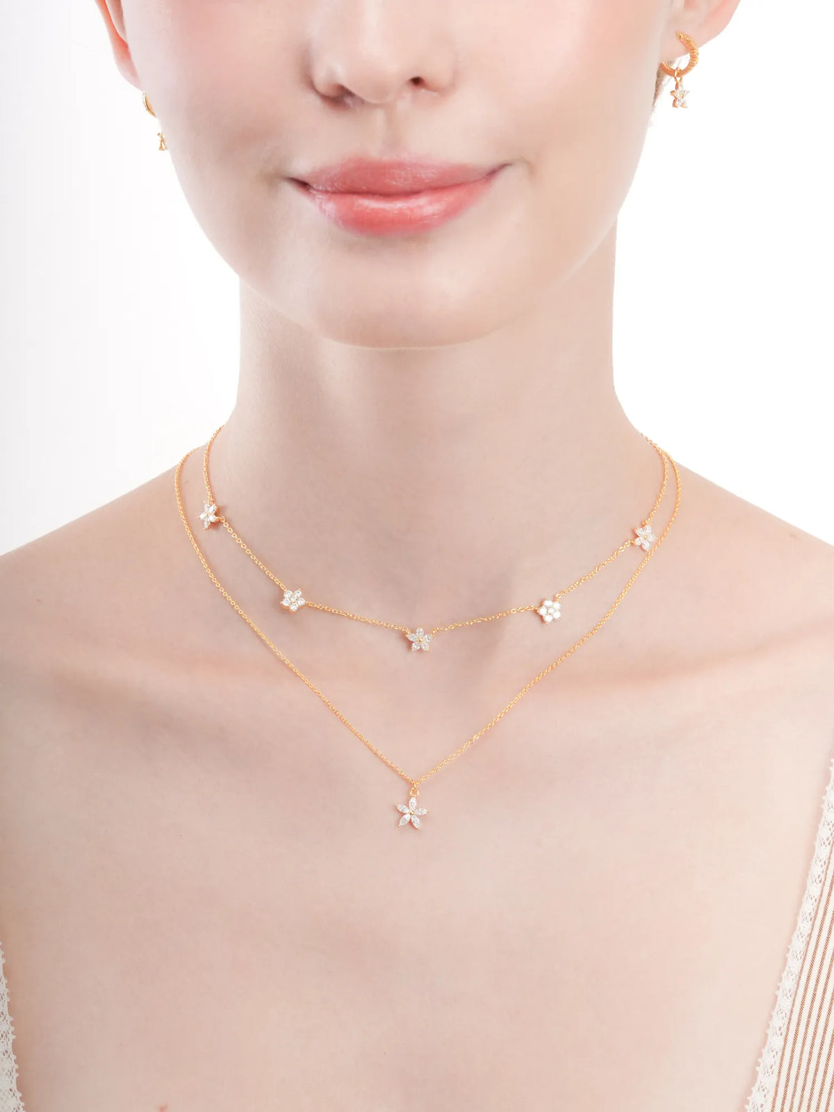 Bloom On Charm Necklace - Reversible
