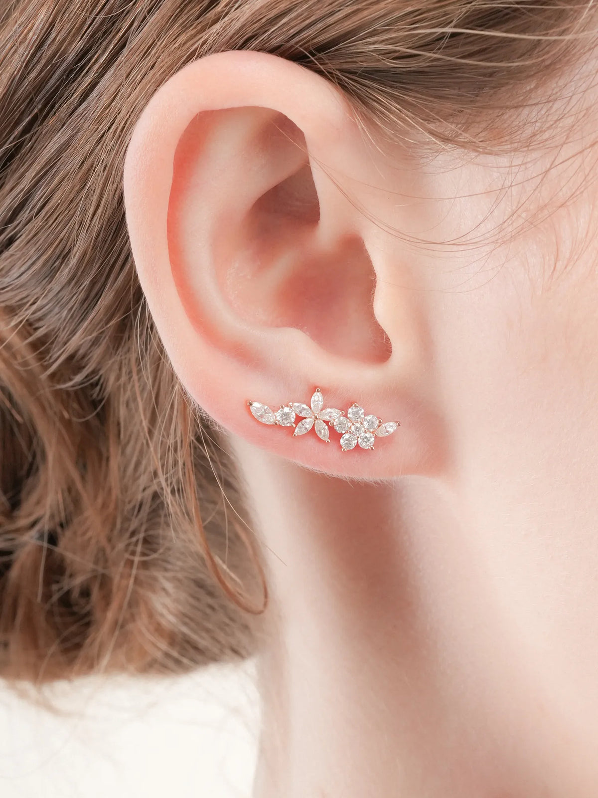 Bloom On Climber Earrings