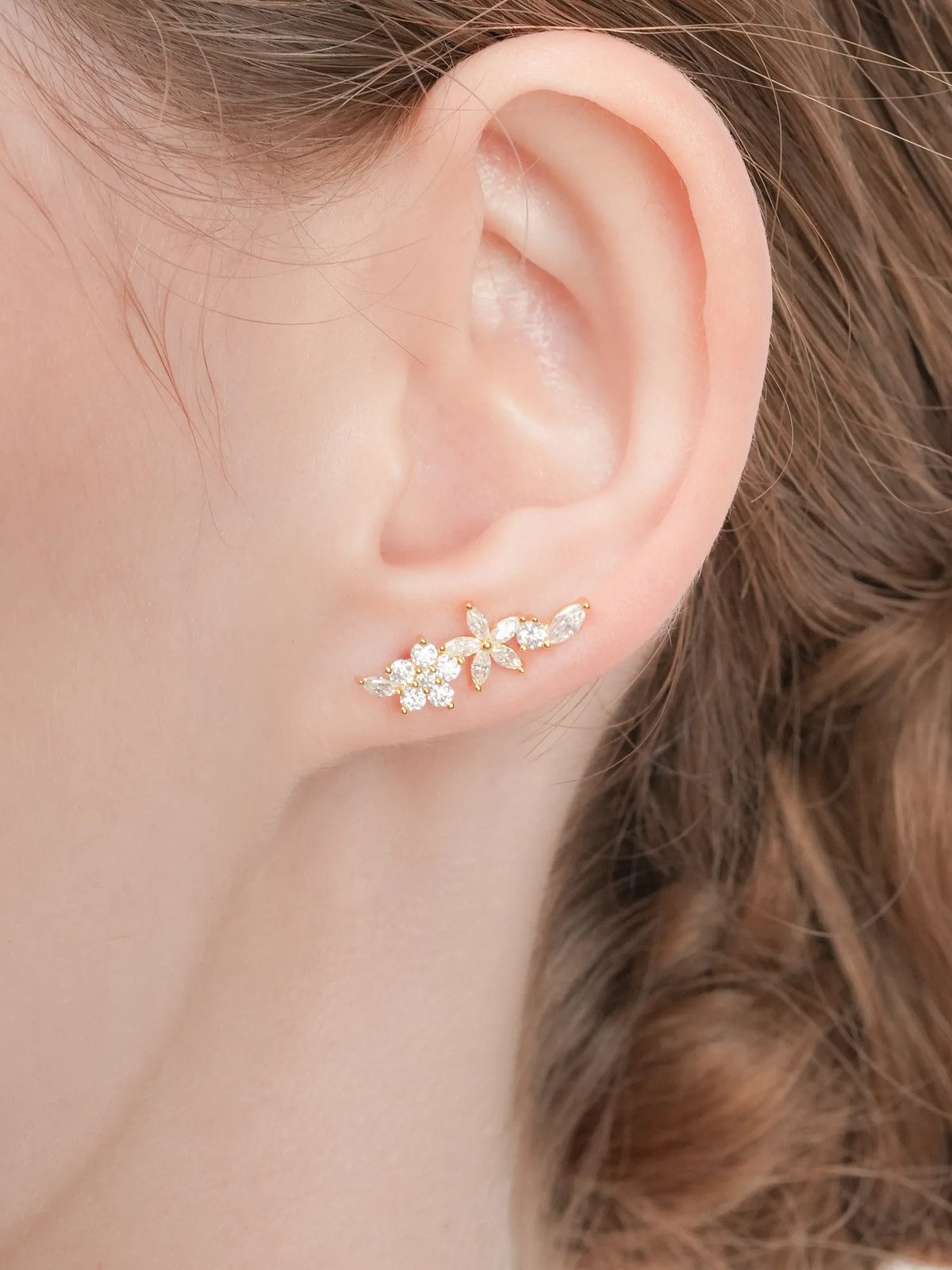 Bloom On Climber Earrings