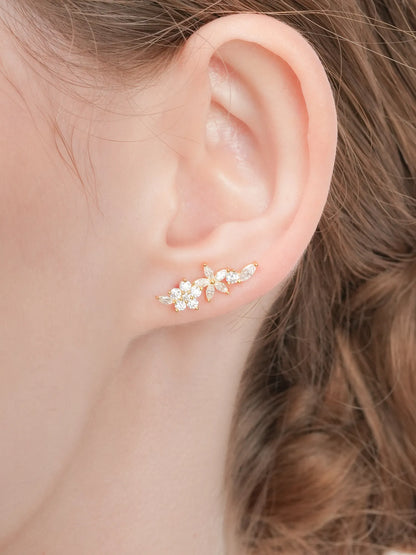 Bloom On Climber Earrings